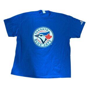 Toronto Blue Jays T-Shirt #11 Pillar Jays Care Foundation Top 2XL Gildan Cotton